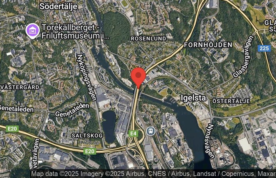 Händelseplats, Google Maps