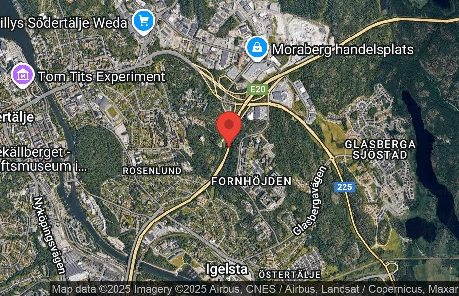 Händelseplats, Google Maps