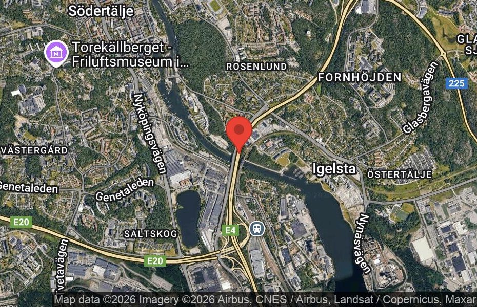 Händelseplats, Google Maps