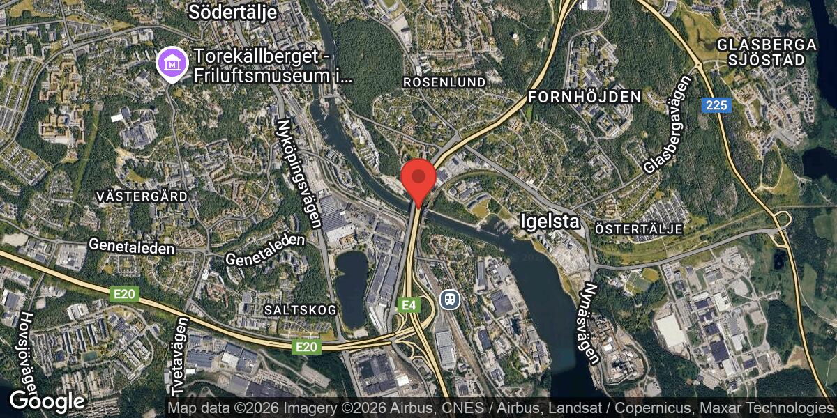 Händelseplats, Google Maps